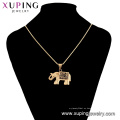 34202 xuping gold plateado animal forma serie elefante neutral colgante